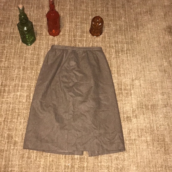 Vintage wool blend Condor button up skirt - Picture 3 of 8